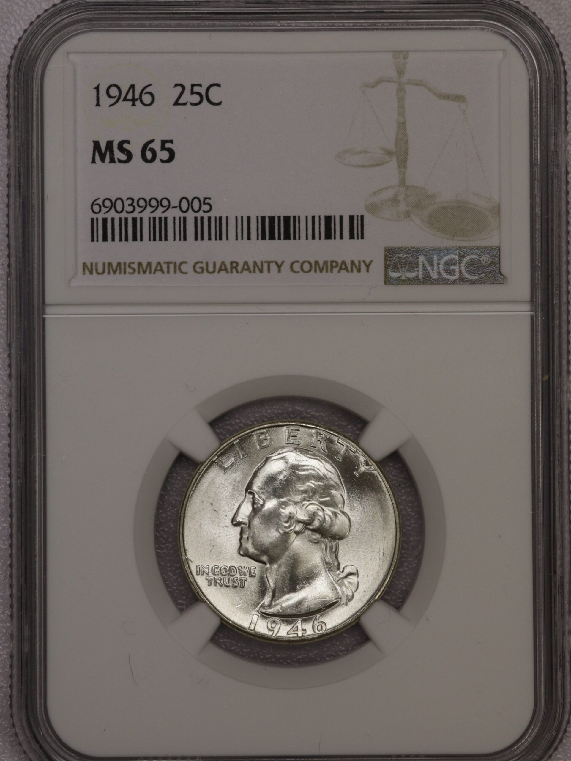 Auction- Group of Uncirculated Silver Washington Quarters: 5 Graded/2 Ungraded (See Description) - Image 8