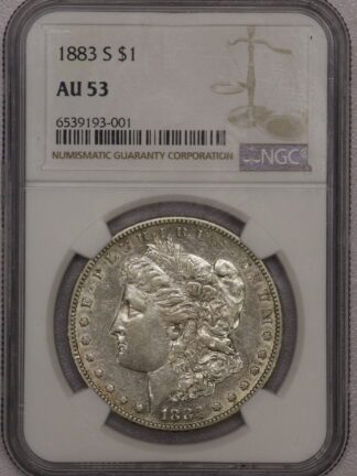 1883-S Morgan Dollar NGC AU53