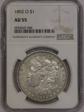 1892-O Morgan Dollar NGC AU55