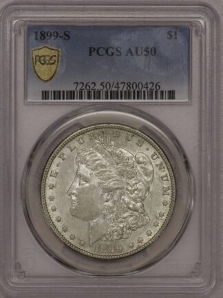 1899-S Morgan Dollar PCGS AU50