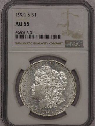 1901-S Morgan Dollar NGC AU55