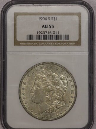 1904-S Morgan Dollar NGC AU55
