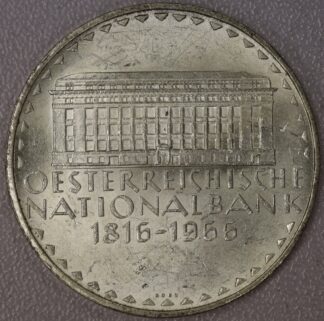 Auction - 1966 50 Schilling National Bank *.900 Silver