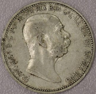 Auction - 1908 1948 1 Corona - Francis Joseph I Reign *.835 Silver
