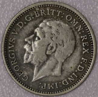 Auction - 1934 3 Pence - George V 4th issue * .500 Silver