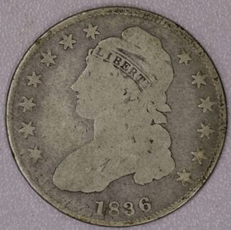 1836 Capped Bust Half Dollar Good (Lettered Edge)