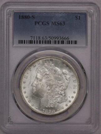 1880-S Morgan Dollar PCGS MS63