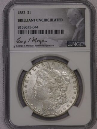 1882 Morgan Dollar NGC BU