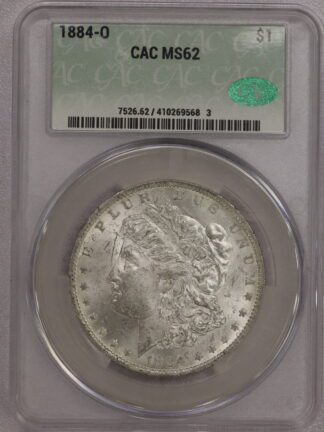1884-O Morgan Dollar CAC MS62