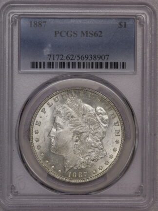 1887 Morgan Dollar PCGS MS62