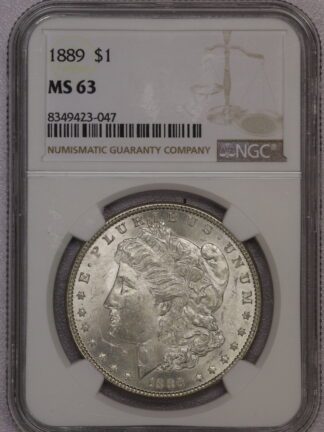 1889 Morgan Dollar NGC MS63