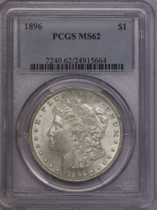 1896 Morgan Dollar PCGS MS62