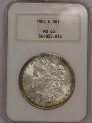 1904-O Morgan Dollar NGC MS63