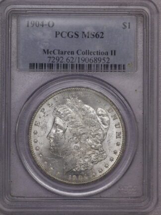 1904-O Morgan Dollar PCGS MS62 McClaren Collection II