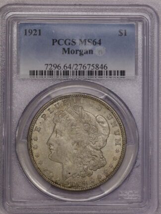 1921 Morgan Dollar PCGS MS64