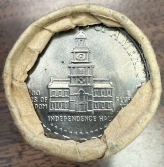 Auction - 1776 - 1976 Clad Kennedy Half Dollar Bank Roll