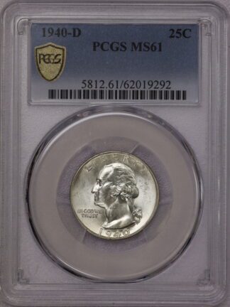 1940-D Washington Quarter PCGS MS61