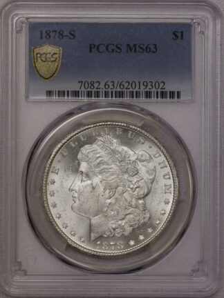 1878-S Morgan Dollar PCGS MS63