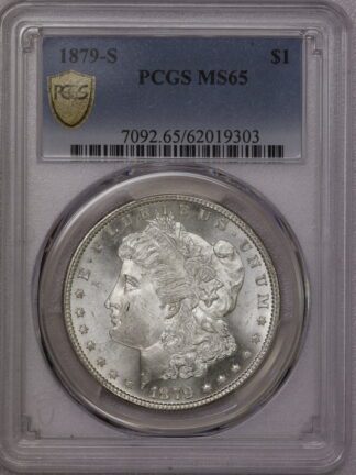 1879-S Morgan Dollar PCGS MS65