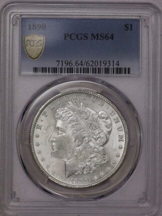 1890 Morgan Dollar PCGS MS64