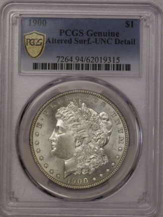 1900 Morgan Dollar PCGS Altered Surface/Unc Detail