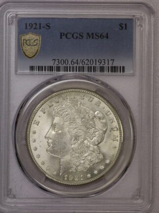 1921-S Morgan Dollar PCGS MS64