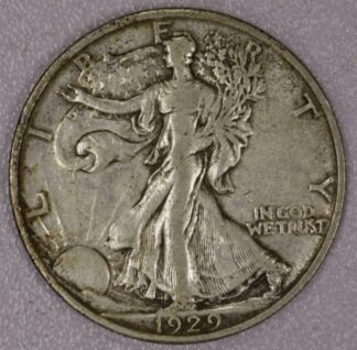 1929-S Walking Liberty Half Dollar VF