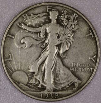 1938-D Walking Liberty Half Dollar Fine