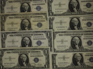 1935-A, B, C, D, E, F, G & H One Dollar Silver Certificates Fine to XF