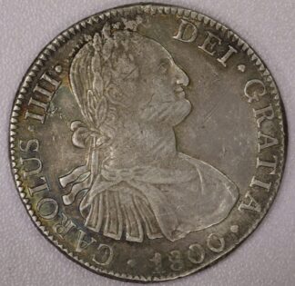 1800 Mexico Carolus IIII Spanish 8 Reales