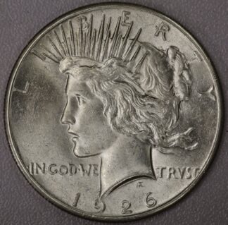 Auction - 1925 Peace Dollar UNC With Light Scratches on Reverse
