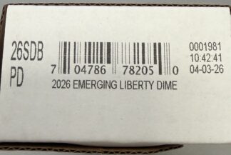 Auction-2026 Emergent Liberty Dime P/D Bag of 200 Coins, Unopened. Clad