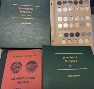 Auction-Jefferson Nickel Books (See Description)