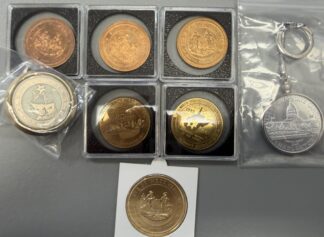 Auction-West Virginia Medals, etc.  (See Description)