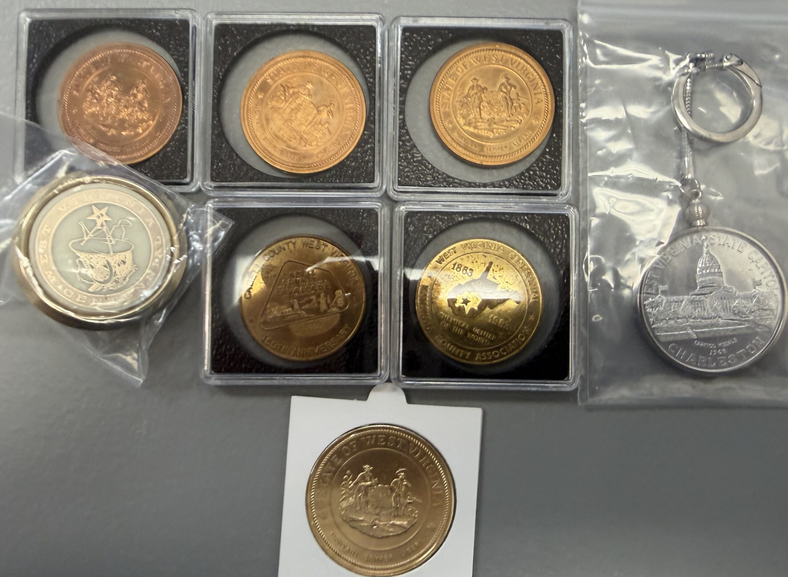 Auction-West Virginia Medals, etc. (See Description)