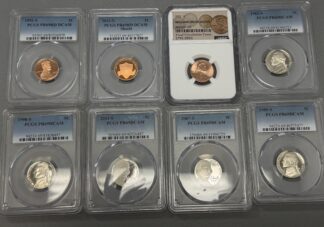 Auction: Group of Graded Cents and Nickels (See Description)