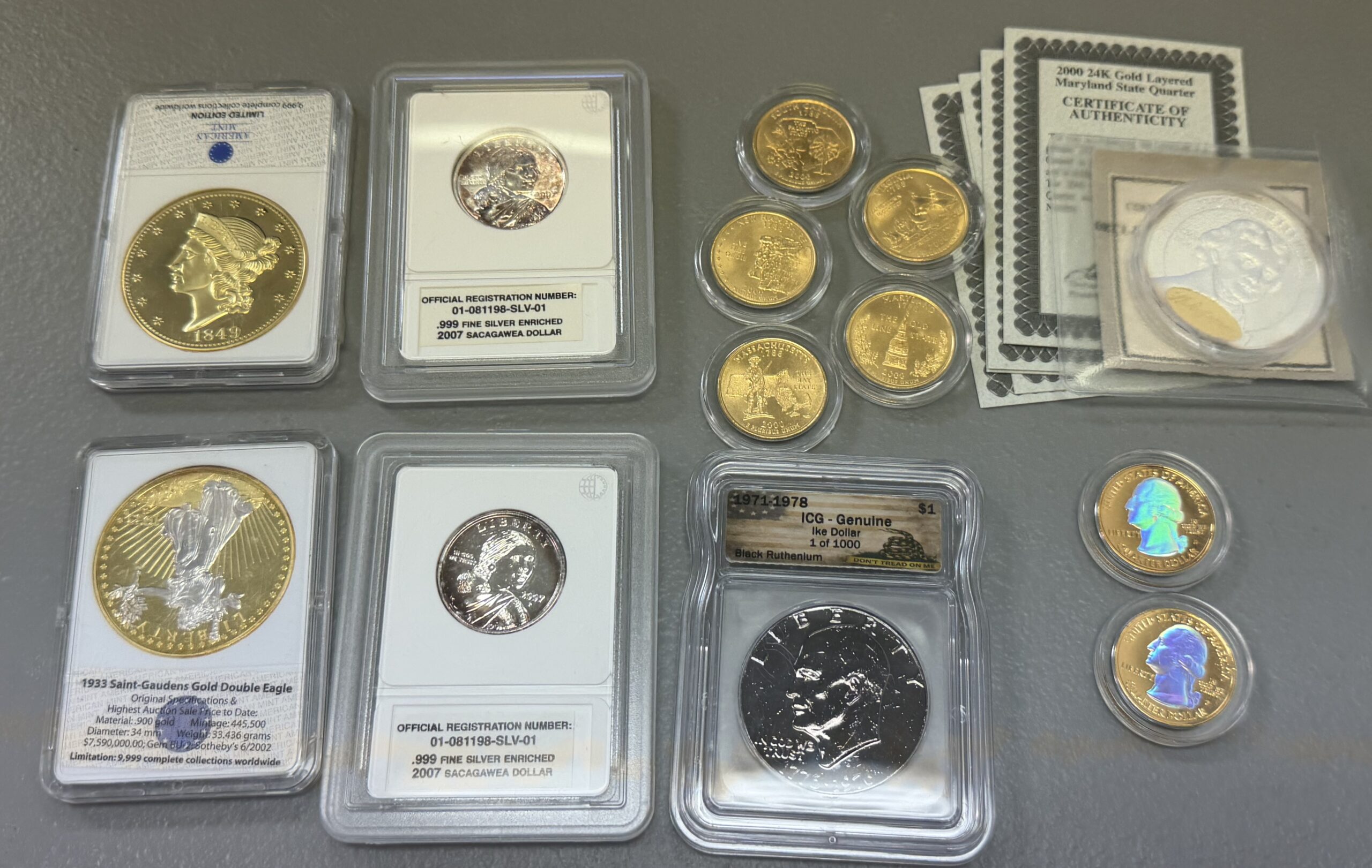 Auction-Group of Plated Coins (See Description)