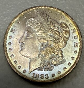Auction-1883-O Morgan Dollar Toned