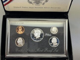 Auction-1998 US Mint Premier Silver Proof Set/OGP No Lid