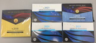 Auction-Group of American Innovation Proof/Reverse $1 Coins (See Description)