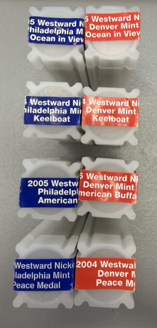 Auction-Eight (8) Rolls of 2004-05 Nickels (See Description)