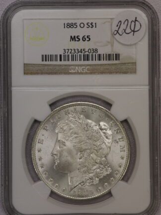 1885-O Morgan Dollar NGC MS65 #3723345-038