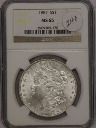 1887 Morgan Dollar NGC MS65 #3969389-120