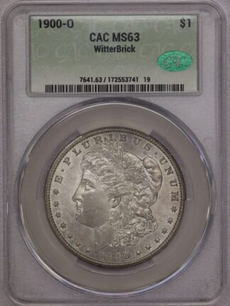1900-O Morgan Dollar CAC MS63 WitterBrick #172553741 19