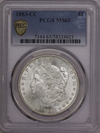 1883-CC Morgan Dollar PCGS MS63 #583224621