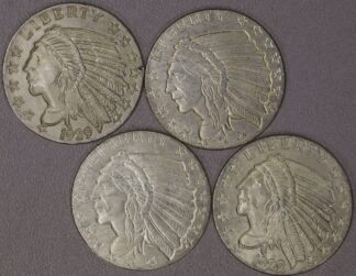 AUCTION- 4 Quarter Ounce .999 Silver Rounds