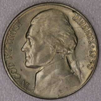 1950-D Jefferson Nickel UNC