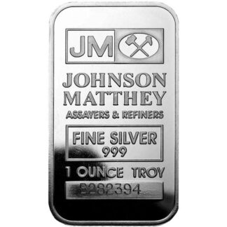 (1) 1 oz Johnson Matthey Silver Bar